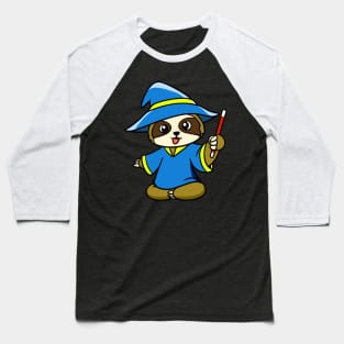 Wizard Sloth Baseball T-Shirt